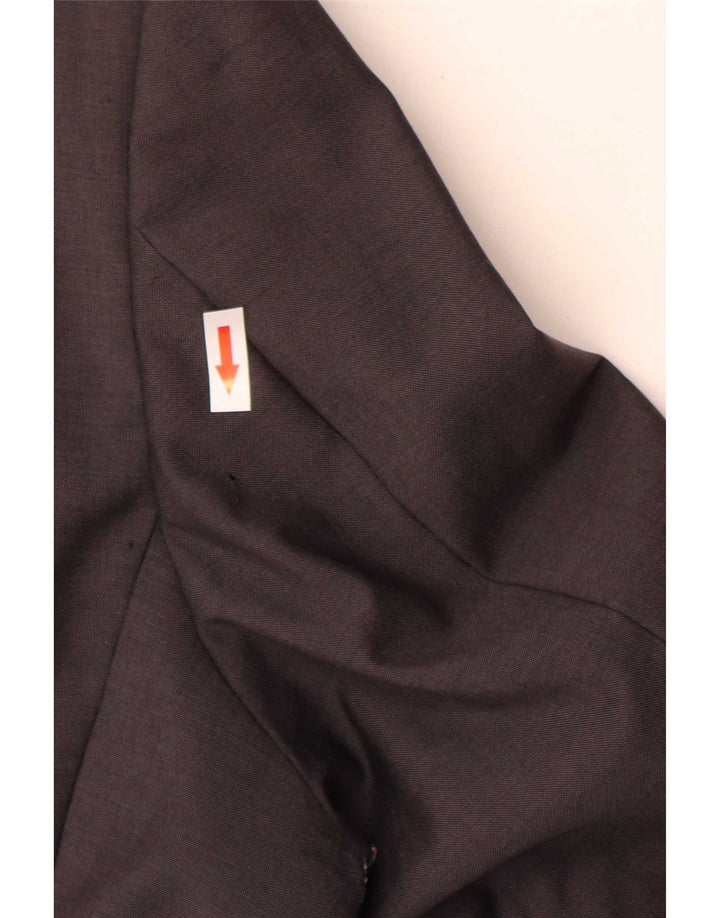 Hugo Boss Ανδρικό σακάκι μπλέιζερ με 2 κουμπιά EU 58 4XL Γκρι παρθένο μαλλί Classic