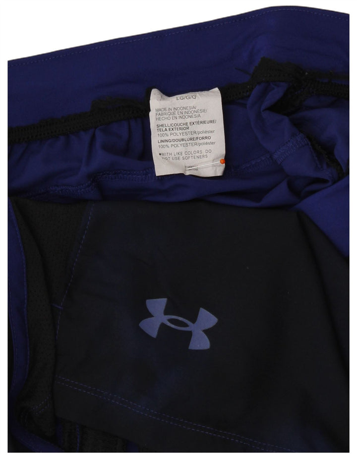 Ανδρικό αθλητικό σορτς Under Armour Large Navy Blue Tie Dye Polyester