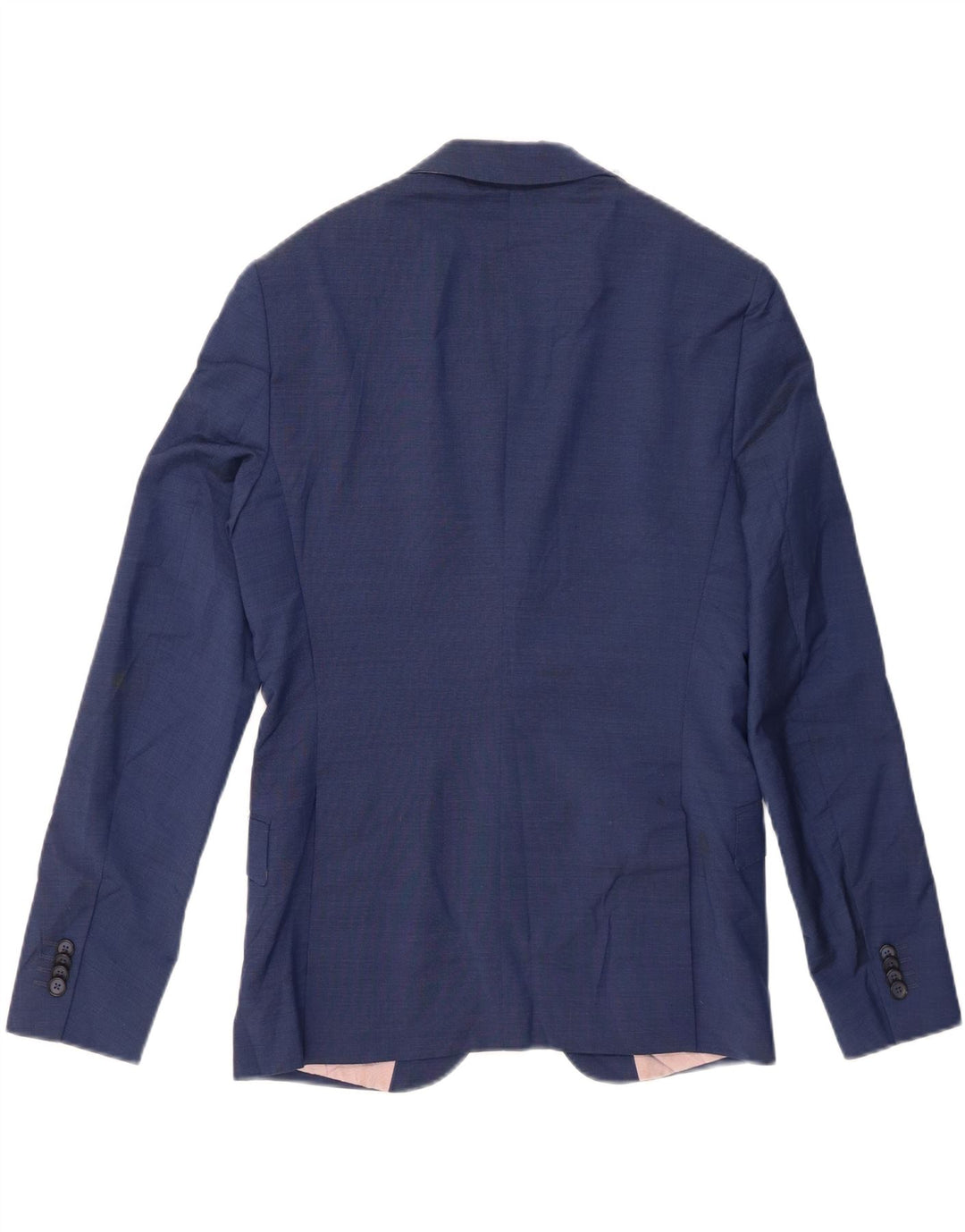 Zara Ανδρικό σακάκι μπλέιζερ με 2 κουμπιά EU 46 Small Blue Wool