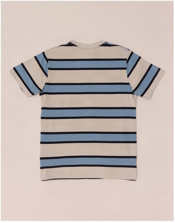 Ellesse Ανδρικό T-Shirt Top Μικρό Λευκό Ριγέ