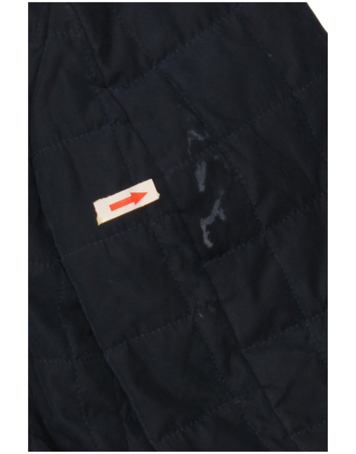 NAUTICA Γυναικείο παλτό με κουκούλα UK 14 Large Navy Blue Polyester