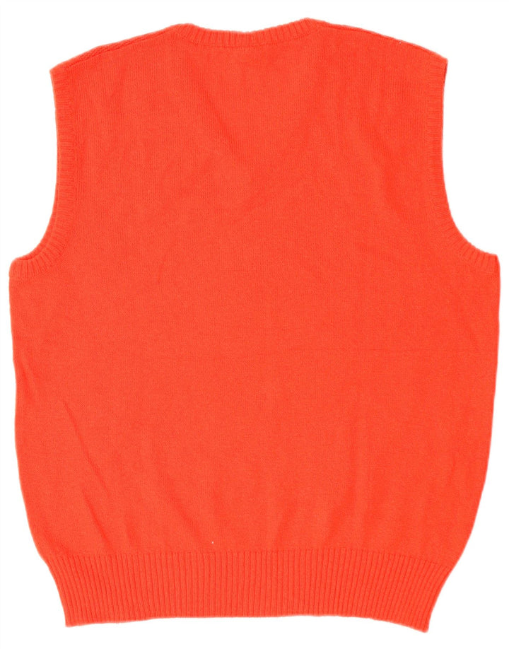 VINTAGE Ανδρικό γιλέκο Tank Top IT 50 Μεσαίο κόκκινο βαμβακερό