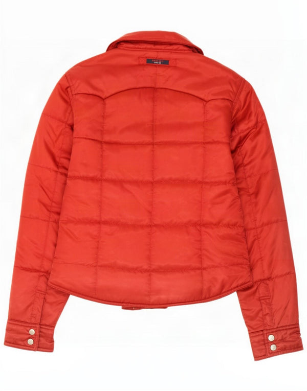 Tommy Hilfiger Γυναικείο μπουφάν με επένδυση UK 12 Medium Red Polyester