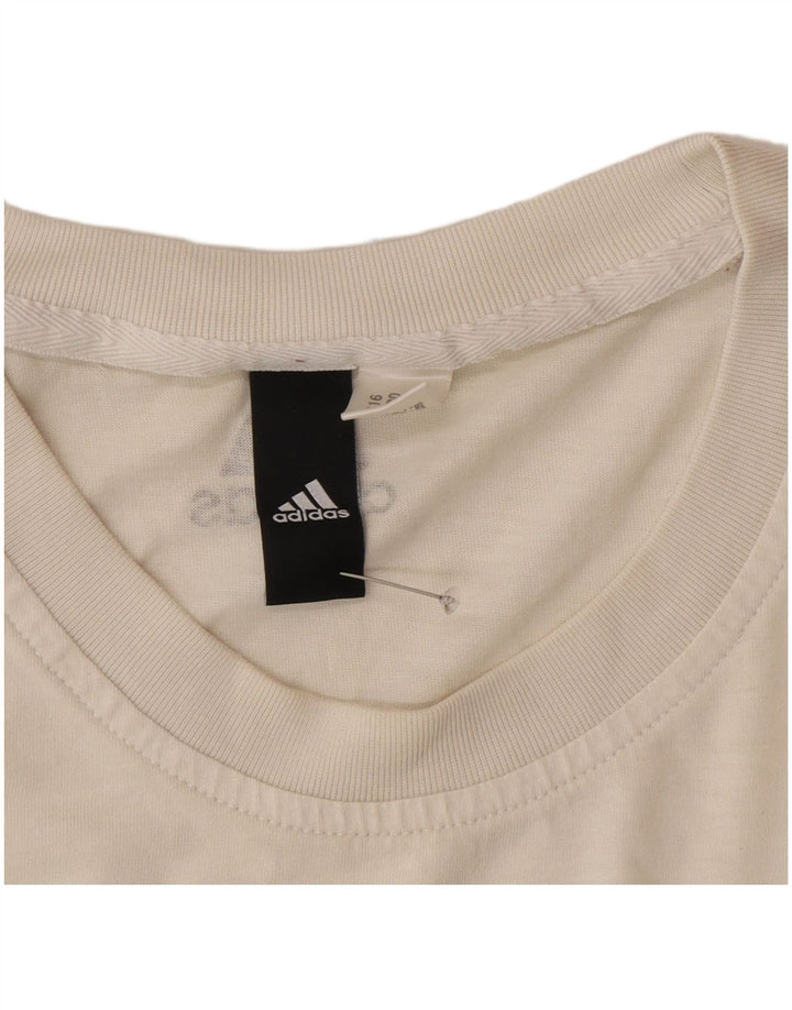 Ανδρικό γραφικό T-Shirt Adidas Top 2XL Off White