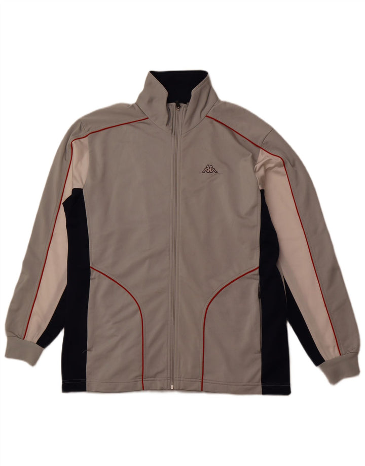 Ανδρική φόρμα KAPPA Top Jacket Μεγάλο Γκρι Χρώμα Πολυεστέρας