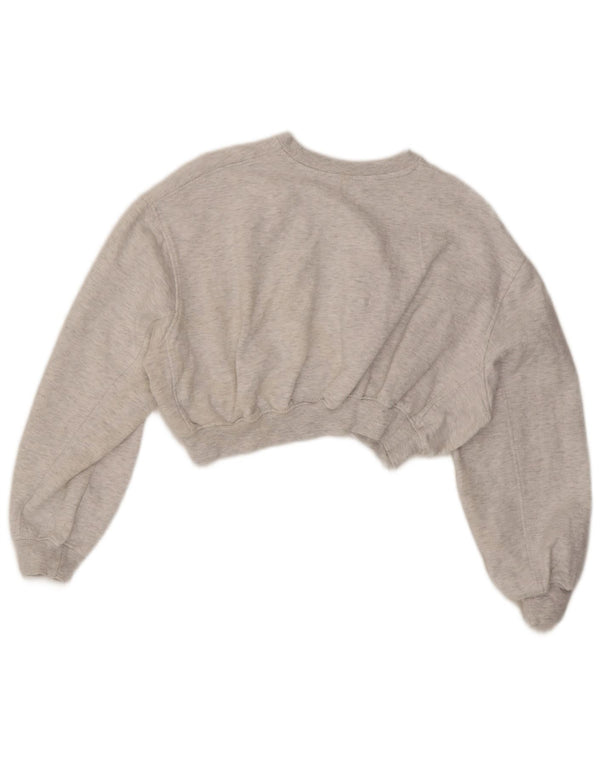Zara Γυναικεία φούτερ με χαλαρή εφαρμογή, Jumper UK 10 Small Grey Flecked