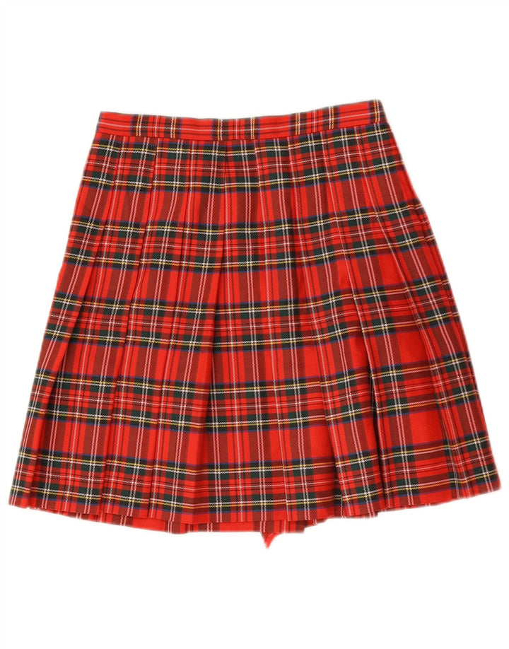 Vintage Γυναικεία Wrap Φούστα W26 Small Red Check