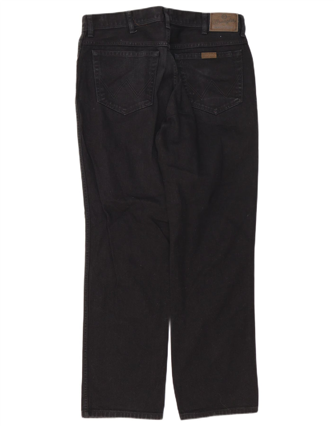 Ανδρικό τζιν ίσιο Wrangler Regular Fit W36 L32 Μαύρο βαμβακερό
