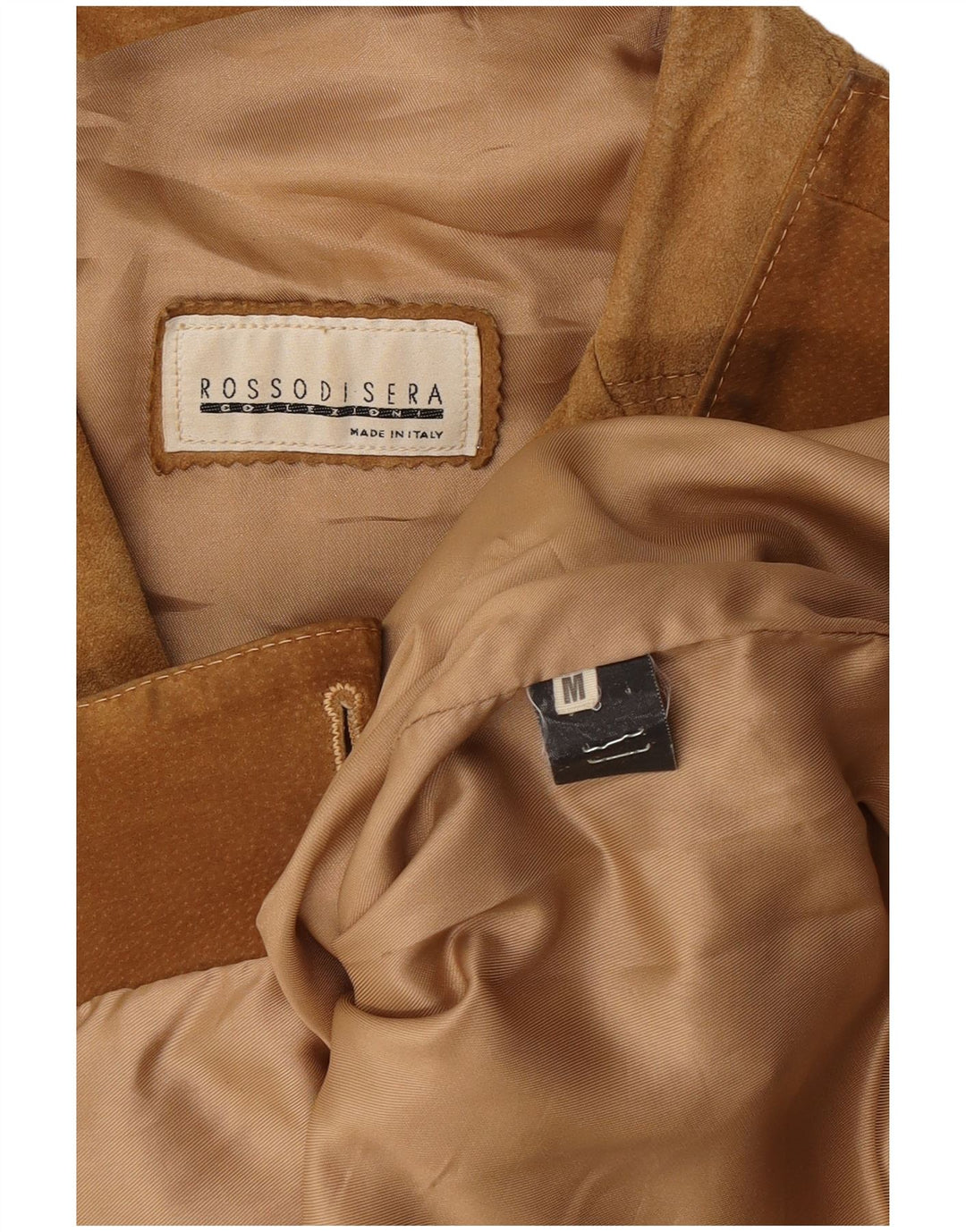 Rossodisera Γυναικείο Σουέντ Σακάκι με 3 κουμπιά UK 14 Medium Beige