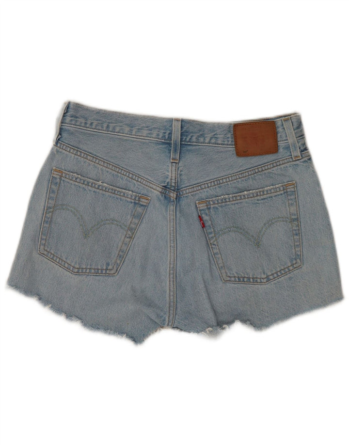Γυναικείο τζιν σορτς Levi's W27 μικρό μπλε βαμβακερό