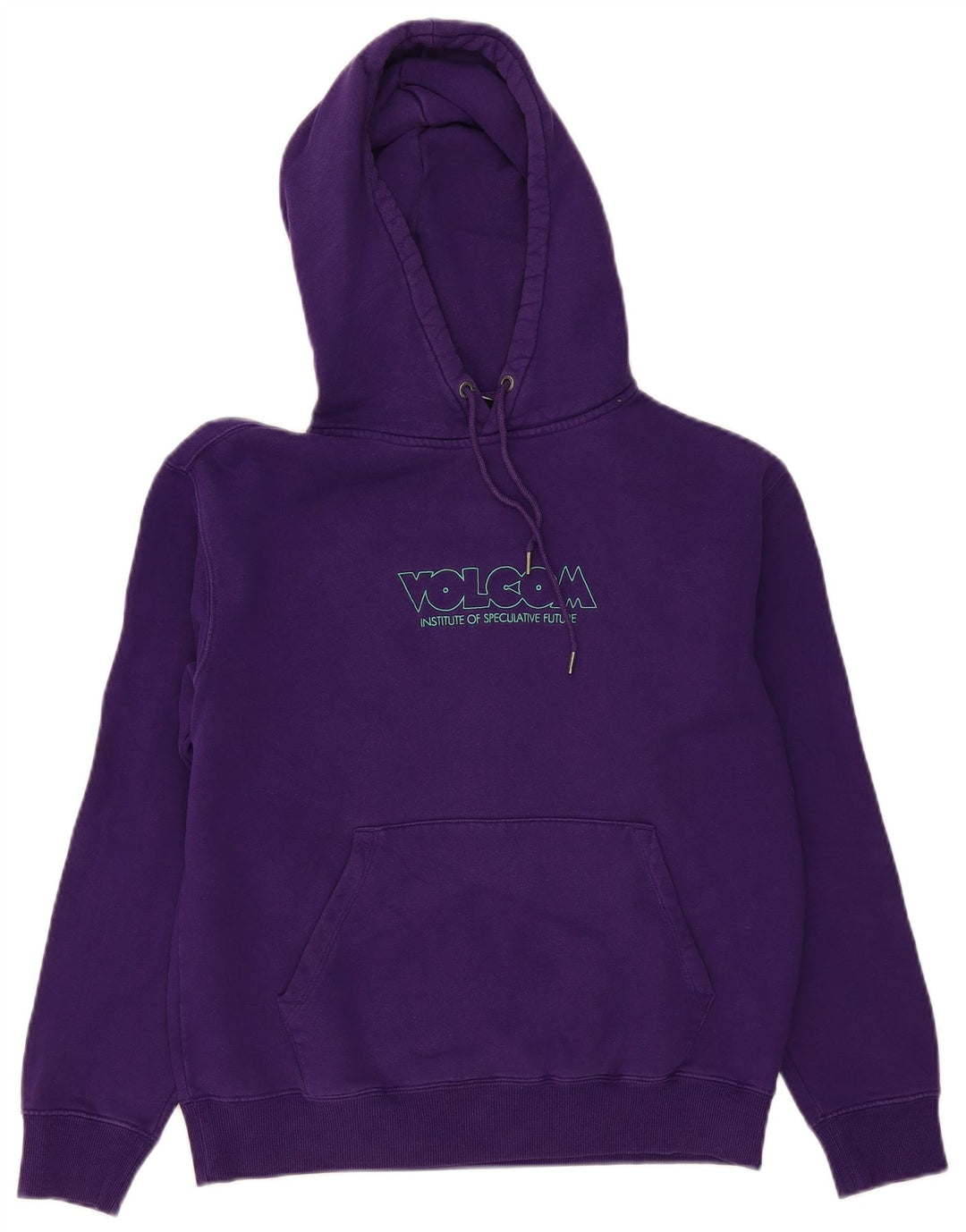 VOLCOM Γυναικεία γραφικά υπερμεγέθη κουκούλα UK 10 Small Purple