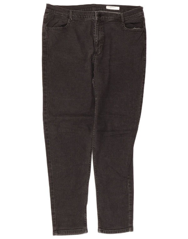 Marks & Spencer Γυναικεία Skinny Jeans UK 16 Large W34 L28 Μαύρο βαμβακερό