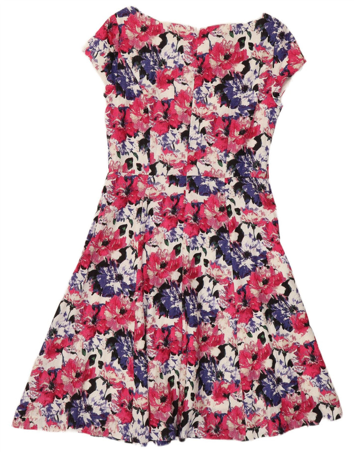 Laura Ashley Γυναικείο κανονικό φόρεμα τσαγιού UK 12 μεσαία πολύχρωμα φλοράλ