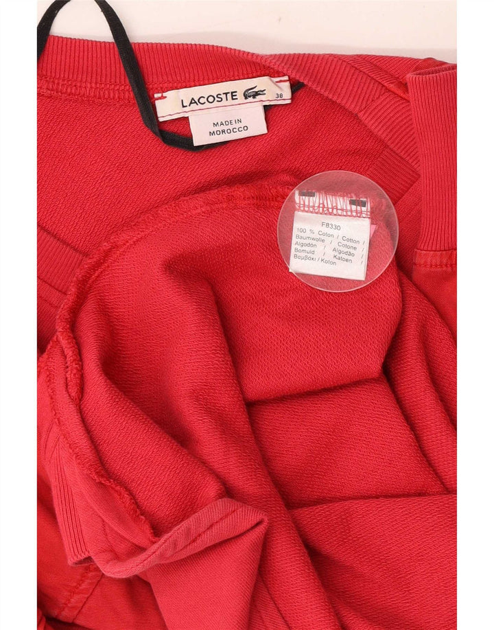 Γυναικεία φούτερ Lacoste Jumper Φόρεμα EU 38 Μεσαίο κόκκινο βαμβακερό