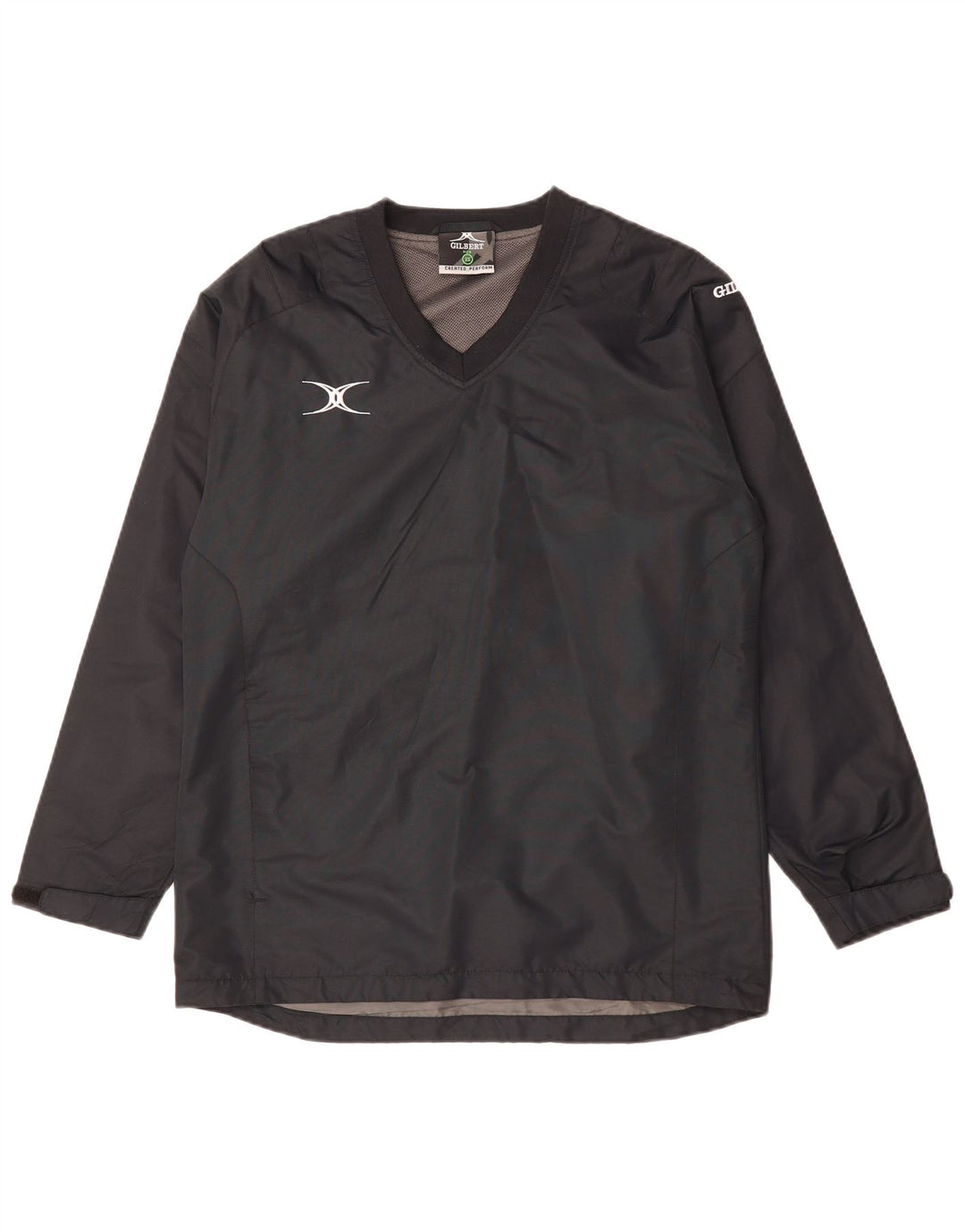 VINTAGE Ανδρικό πουλόβερ Windbreaker Jacket UK 34 XS Grey Polyester