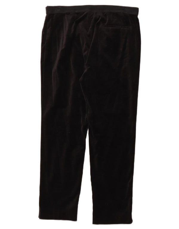 Marks & Spencer Γυναικείο ίσιο παντελόνι Chino UK 14 μεγάλο W34 L27 μαύρο