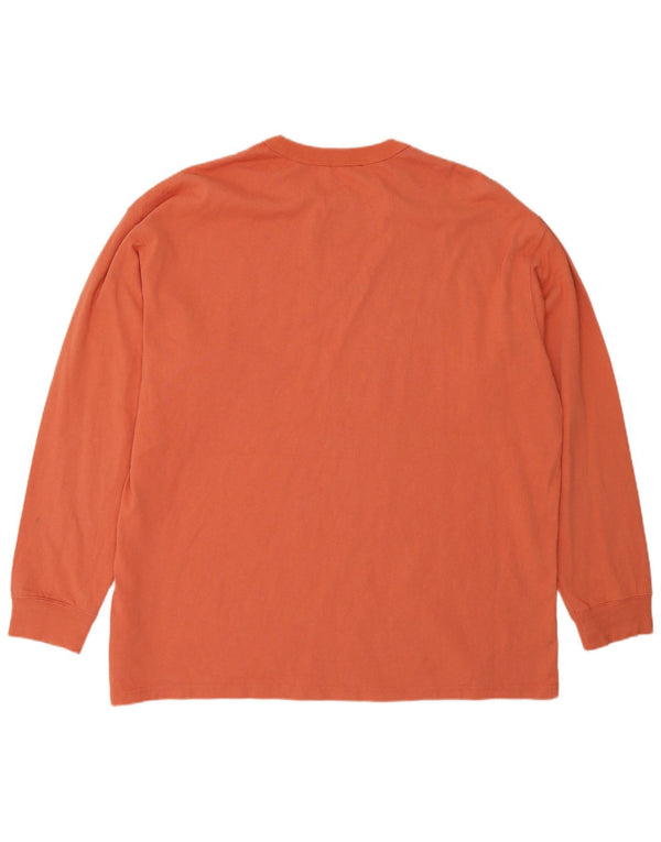 Ανδρικό μπλουζάκι Nike Loose Fit Μακρυμάνικο XL Πορτοκαλί βαμβακερό