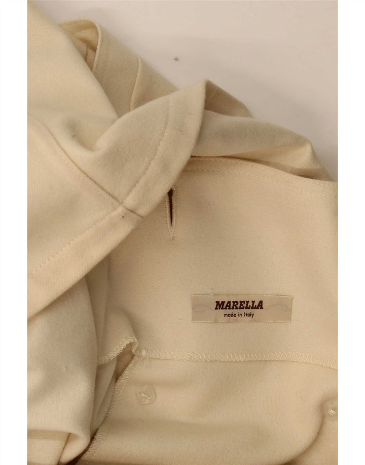 Marella Γυναικείο σακάκι με διπλό στήθος UK 14 Large Beige