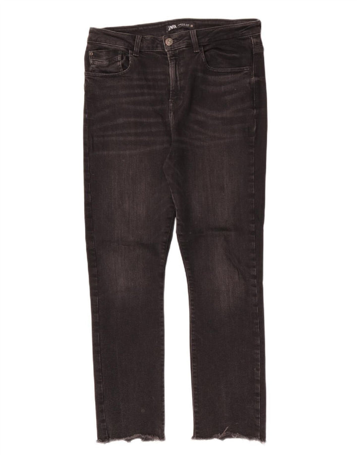 Zara Γυναικείο Slim Jeans EU 40 Medium W30 L27 Μαύρο