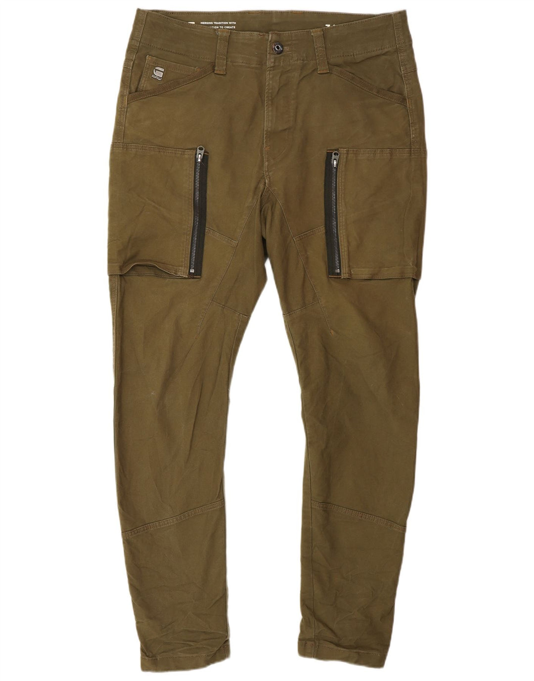 G-STAR Ανδρικό Παντελόνι Μπανάνα Slim Cargo W34 L30 Khaki Cotton Army