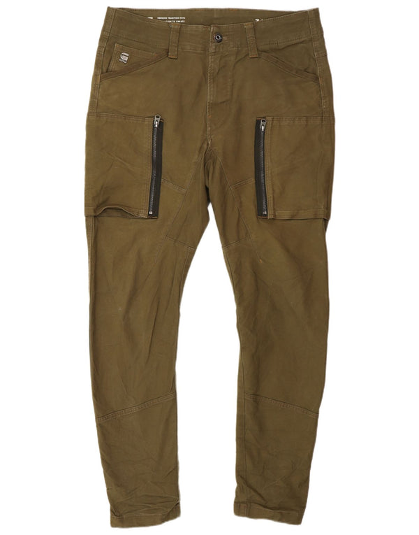 G-STAR Ανδρικό Παντελόνι Μπανάνα Slim Cargo W34 L30 Khaki Cotton Army