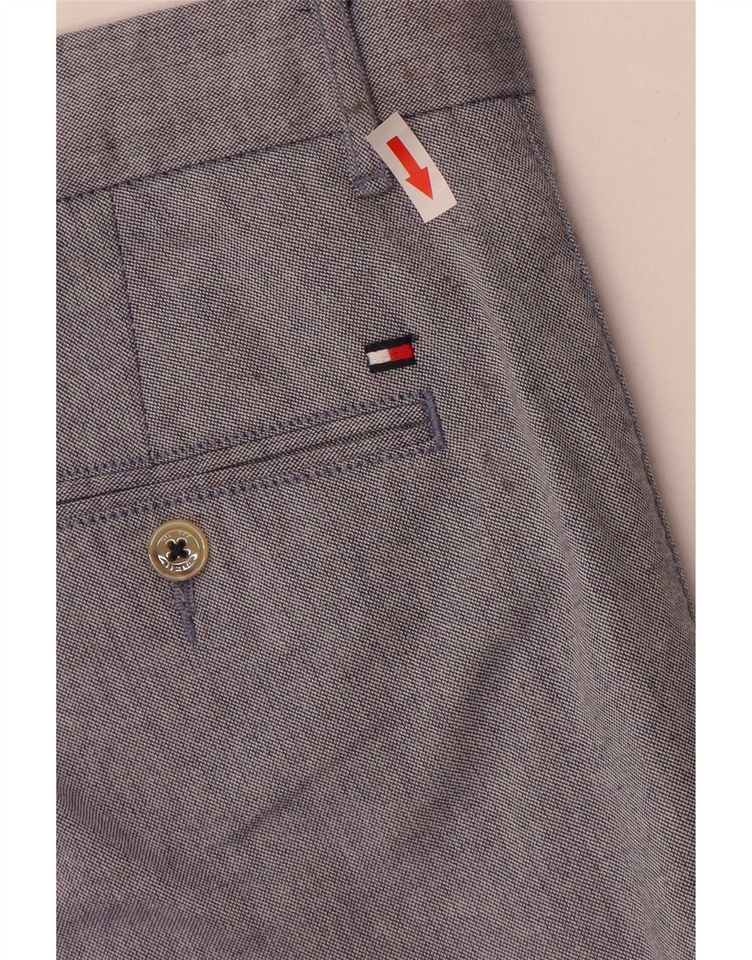 Tommy Hilfiger Ανδρικό κανονικό σορτς Chino W34 μεγάλο μπλε βαμβακερό