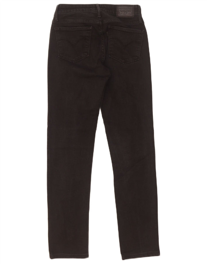 Levi's Womens 712 Slim Jeans W25 L29 Μαύρο