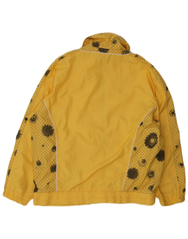 Hibernia Γυναικεία αθλητική φόρμα Top Jacket UK 18 XL Yellow Floral