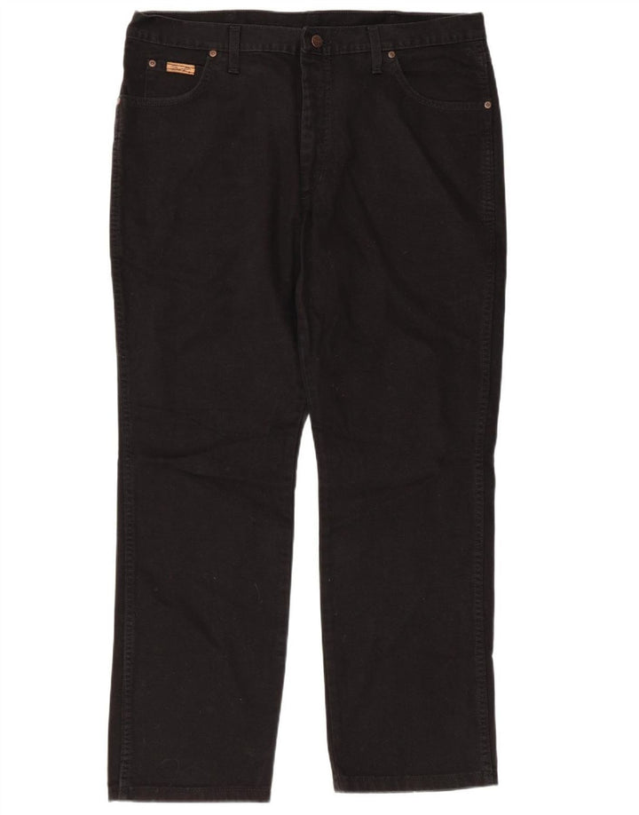 WRANGLER Ανδρικό Texas Straight Jeans W40 L30 Μαύρο βαμβακερό