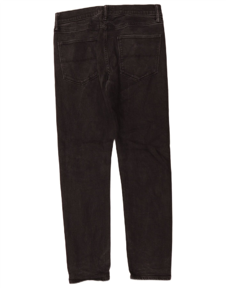 Marks & Spencer Ανδρικό Slim Jeans W30 L28 Μαύρο βαμβακερό
