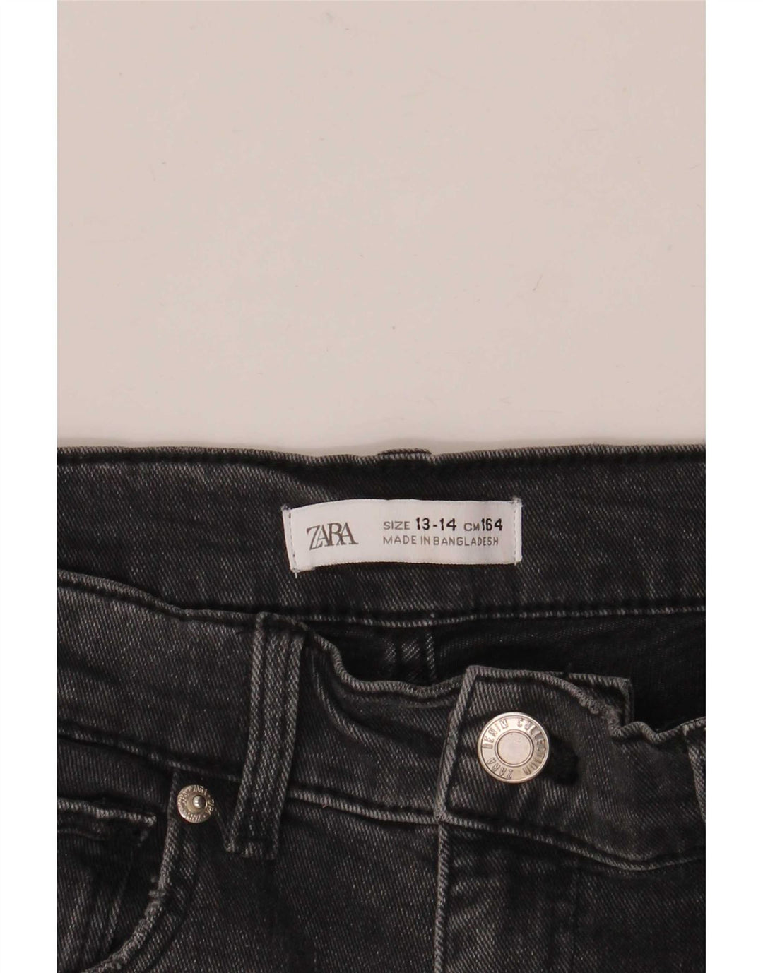 Zara Girls Flared Jeans 13-14 Years W26 L29 Grey