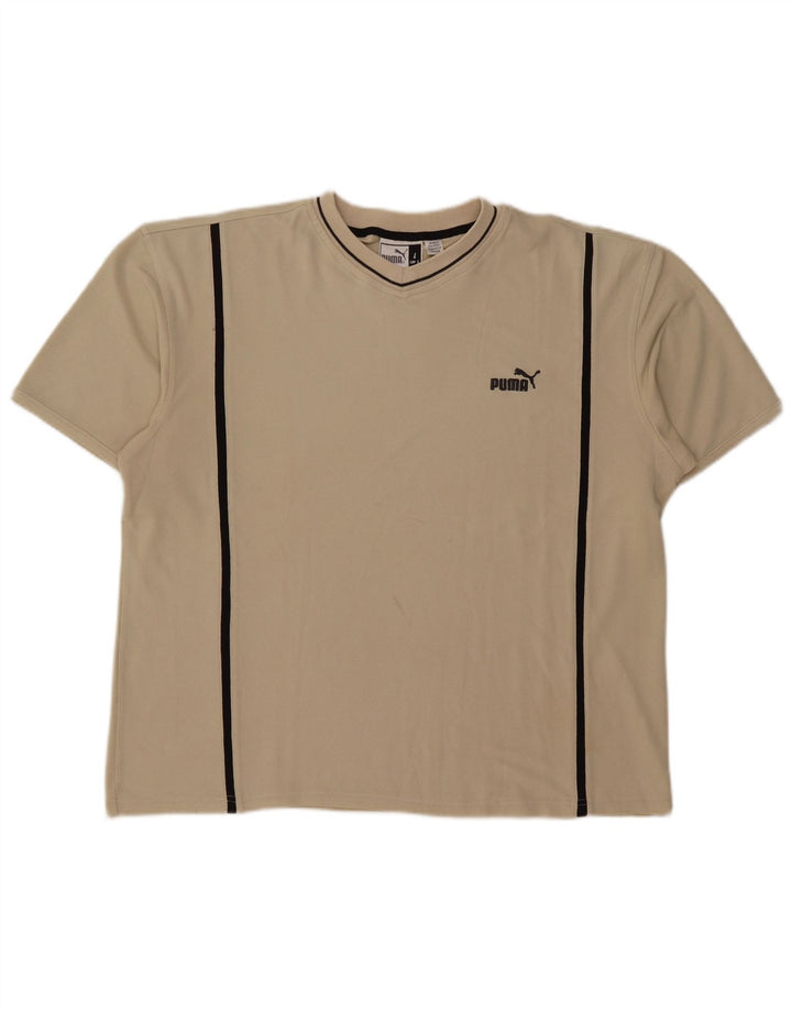Ανδρικό T-Shirt Puma Top Large Beige