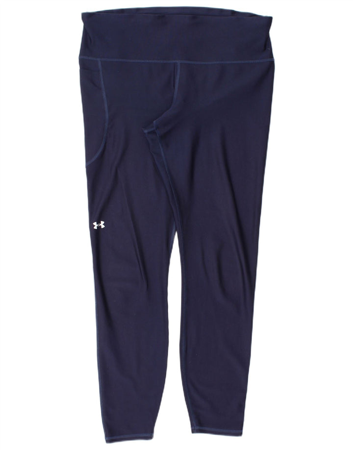 Under Armour Γυναικείο Κολάν UK 14 Large Navy Blue