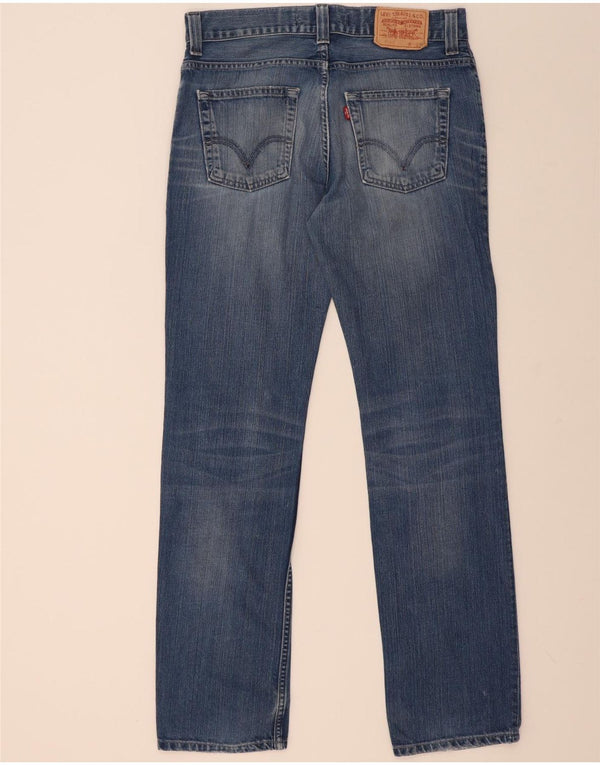 Levi's Mens 511 Distressed Slim Jeans W33 L34 Blue Cotton