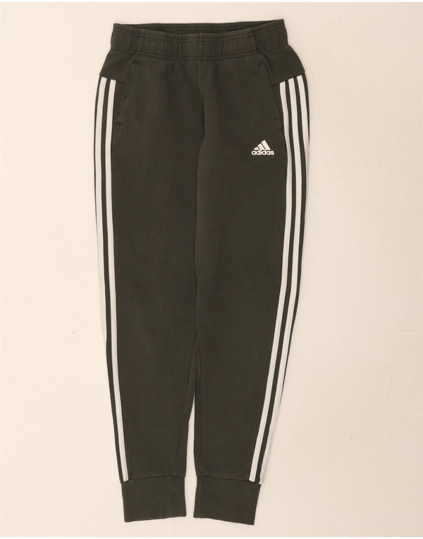 Adidas φόρμα για κορίτσια Παντελόνια Joggers 13-14 ετών Χακί βαμβακερό