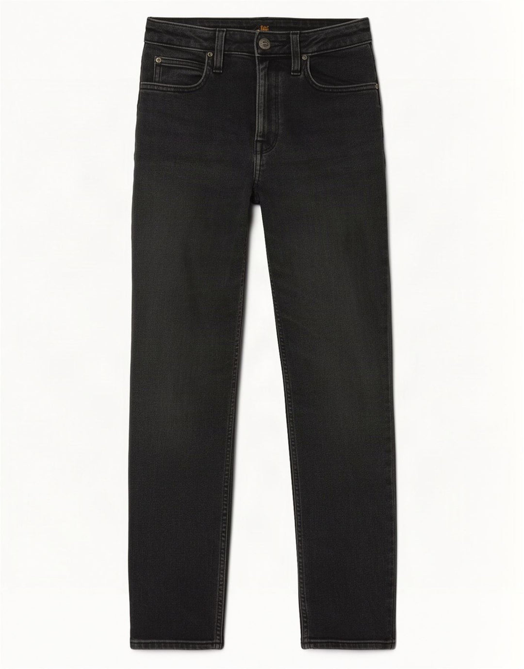 Lee Womens Carol Straight Jeans W27 L27 Γκρι βαμβακερό