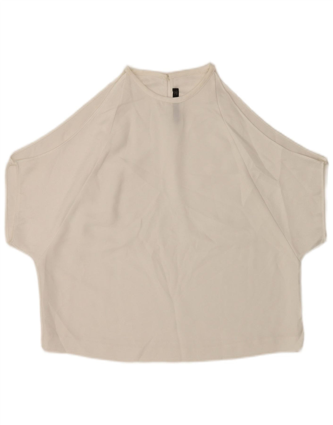 Zara Γυναικεία Μπλούζα Off Shoulder Top UK 14 Medium White