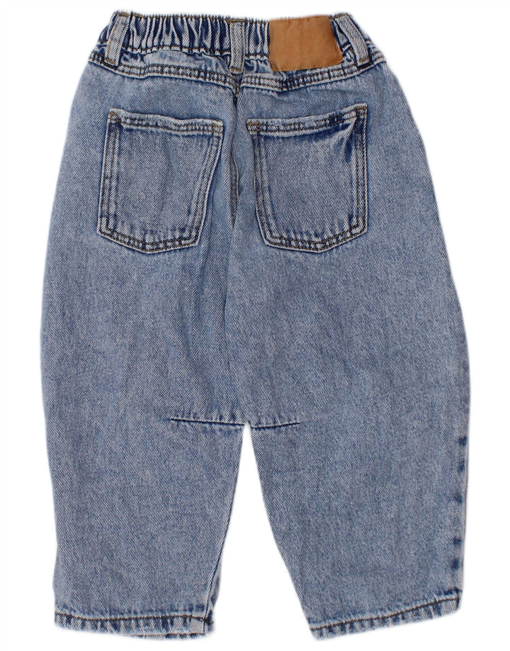 ZARA Baby Boys Straight Jeans 18-24 μηνών W18 L12 Μπλε βαμβακερό
