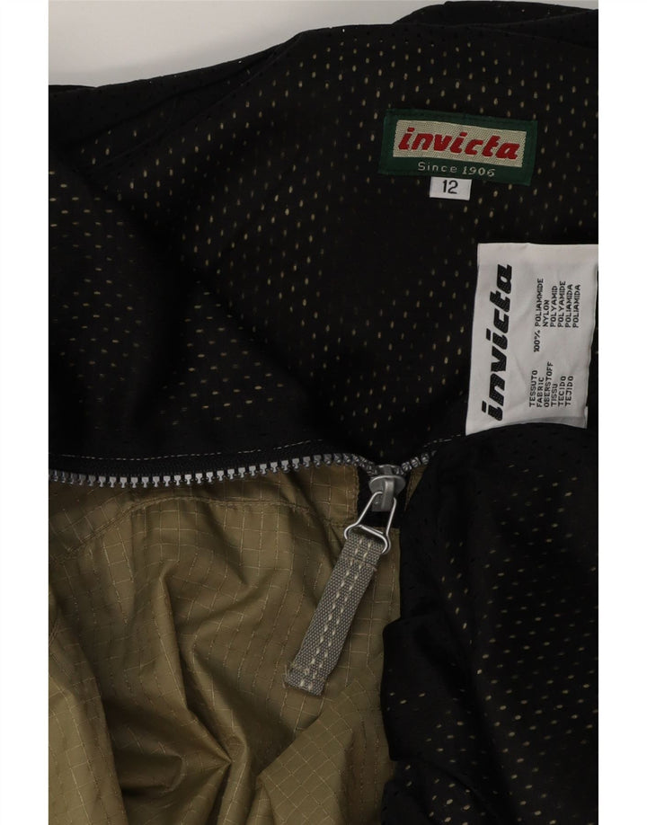 Γυναικείο μπουφάν βροχής με κουκούλα Invicta UK 12 Medium Khaki Gingham