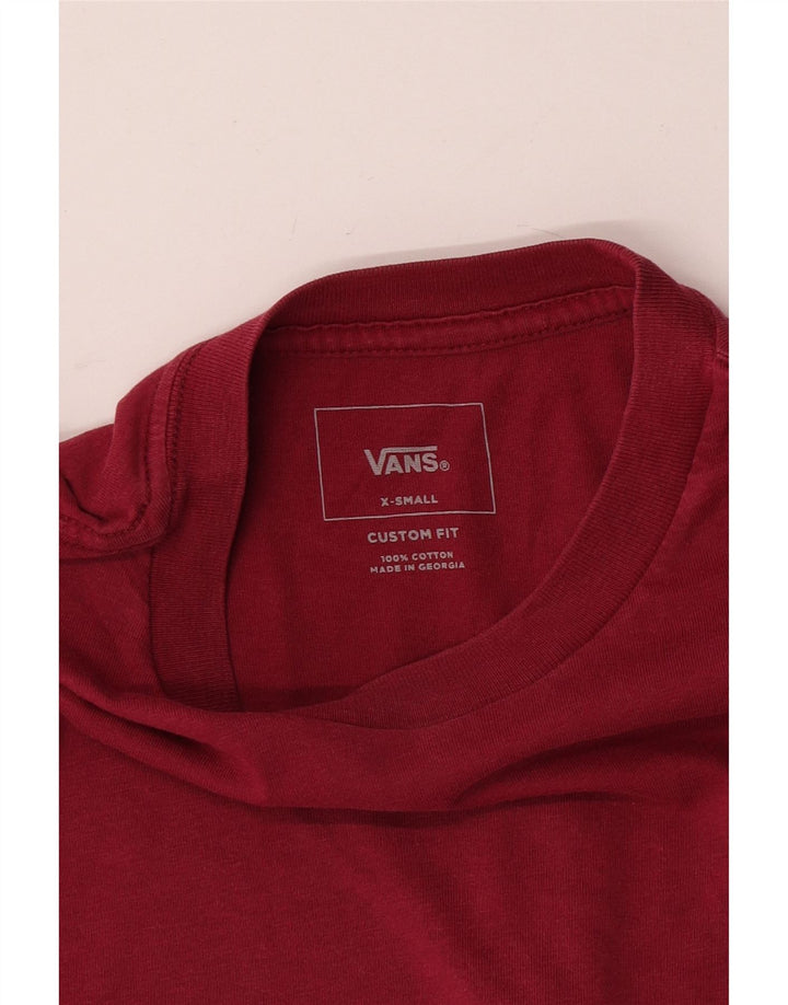 Ανδρικό T-Shirt Vans Ανδρικό Τοπ XS Red Cotton