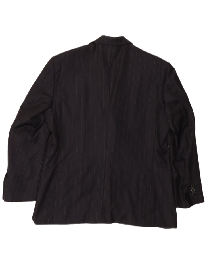 TASMANIAN Ανδρικό μπλέιζερ με 3 κουμπιά μπουφάν UK 38 Medium Navy Blue Pinstripe