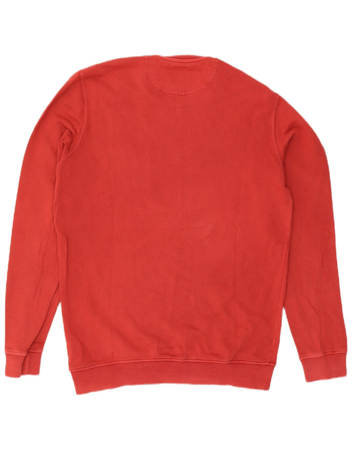 Ανδρικό φούτερ Lyle & Scott Jumper μεγάλο κόκκινο βαμβακερό