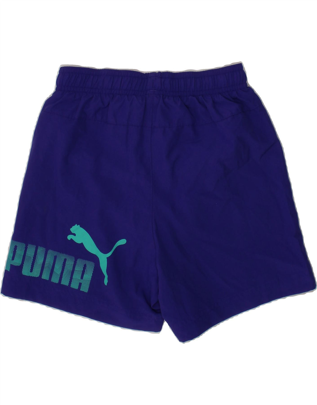 PUMA Boys Graphic Sport Shorts 9-10 Years  Purple Vintage Puma and Second-Hand Puma from Messina Hembry 