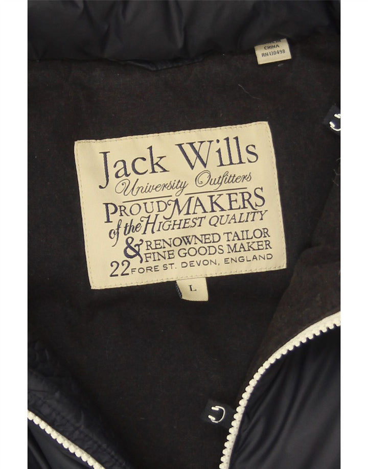 Jack Wills Mens Padded Gilet UK 40 Large Navy Blue