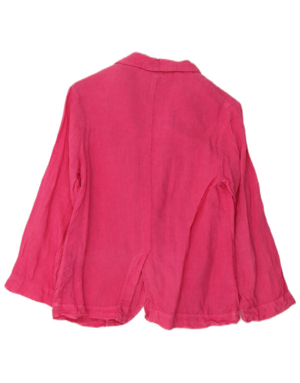 Zara Girls 2 Button Blazer Jacket 9-10 Years Pink Lenn