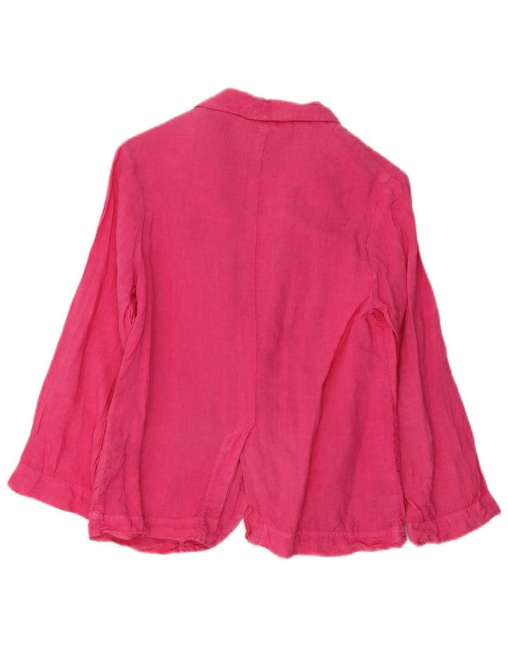 Zara Girls 2 Button Blazer Jacket 9-10 Years Pink Lenn
