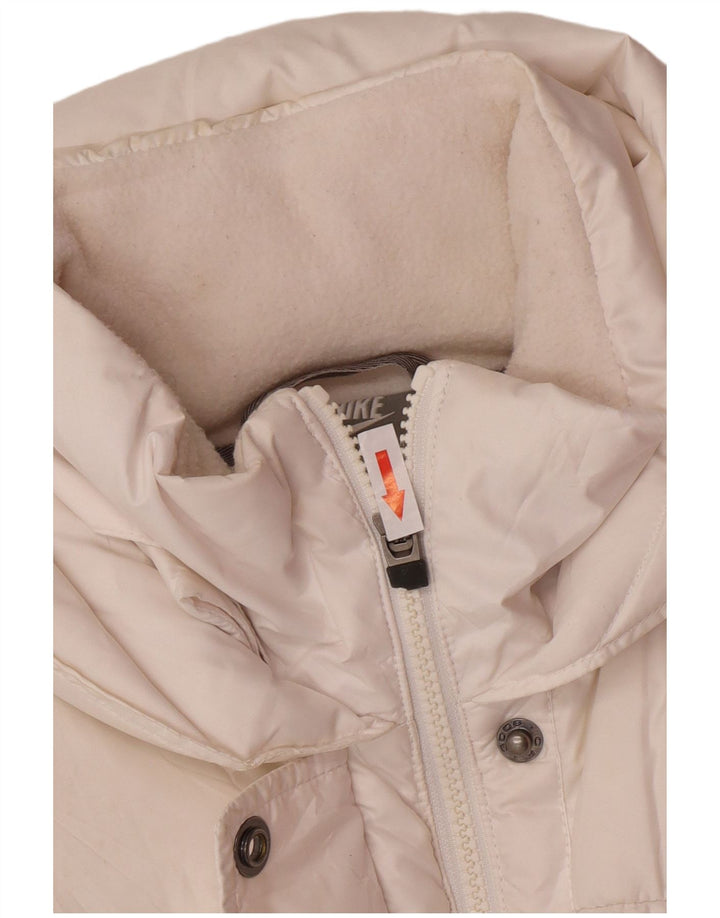 Nike Γυναικεία κουκούλα με επένδυση Gilet UK 12/14 Μεσαίο λευκό πολυεστέρας