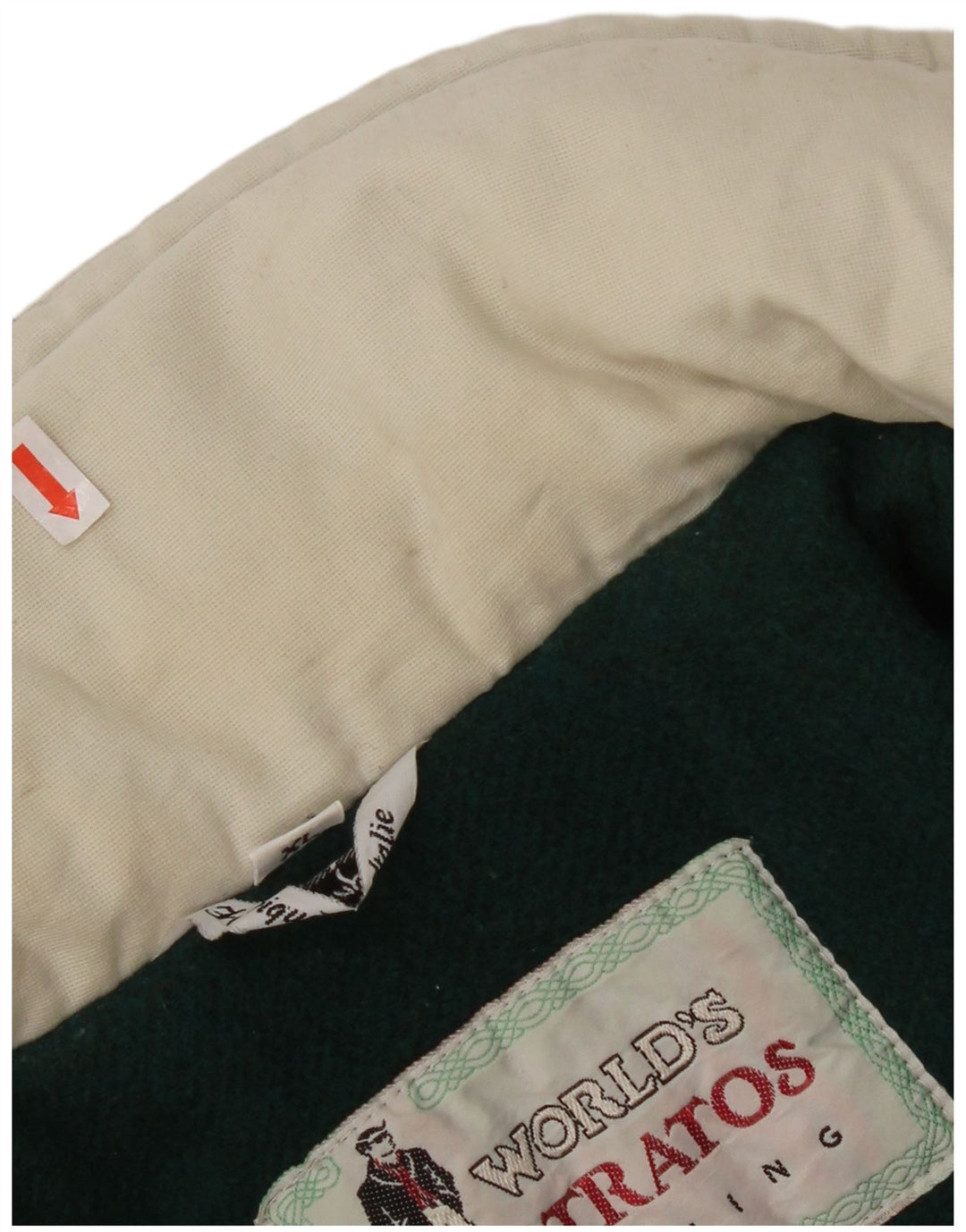 Ανδρικό τζάκετ Stratos με κουκούλα UK 42 XL Λευκό βαμβακερό