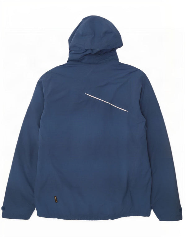 Jack Wolfskin Ανδρικό μπουφάν με κουκούλα αντιανεμικό UK 40/42 Large Navy Blue