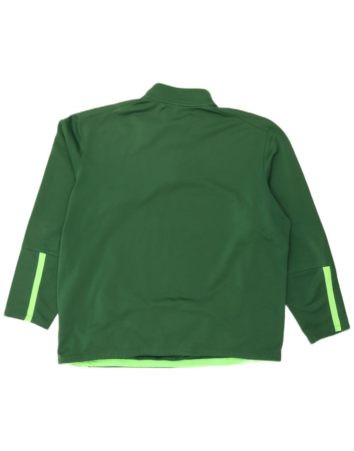 Ανδρική φόρμα πουλόβερ με φερμουάρ Nike Therma-Fit Top 2XL Green Polyester